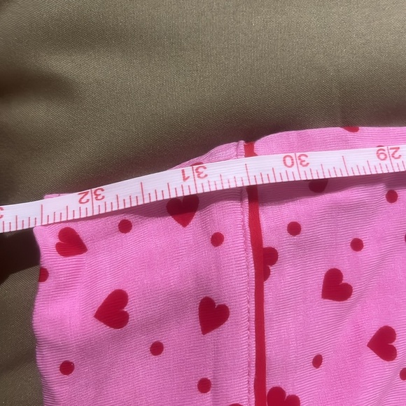 Victoria's Secret Pink Heart Dots Modal Long Pajama Set Size Large - Picture 6 of 7